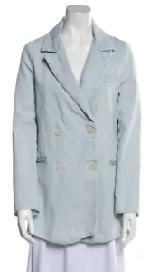 Levi’s Made & Crafted Light Wash Denim Women’s Jacket Blazer Double Breast NWT S - Picture 1 of 10