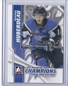 2011-12 IN THE GAME HEROES AND PROSPECTS JONATHAN HUBERDEAU MEMORIAL CHAMPS MC1 - Picture 1 of 1