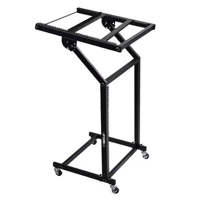 5Core DJ Mixer Stand 12U Adjustable Rack Mount Stage Cart Audio Studio Equipment - Image 1 of 4