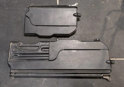 2002 - 2018 Dodge RAM Crew Cab Rear Under Seat Folding Metal Cargo Tool Trays - Image 1 of 4