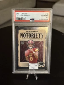 2024 Panini Mosaic - Notoriety Jayden Daniels #19 (RC) PSA 10 - Picture 1 of 2