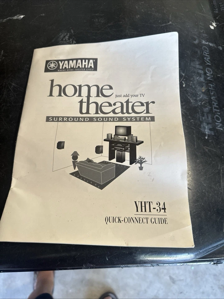 Guía de conexión rápida Yamaha YHT-35 OEM para sistema de cine en casa Foto 1 de 1