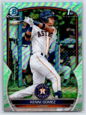 2023 Bowman Chrome 1st #BCP-40 Kenni Gomez Lunar Glow Refractors - Image 1 of 2