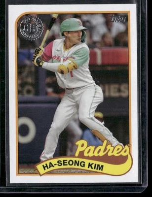 2024 TOPPS 1989 BASEBALL 35TH ANNIVERSARY (SERIES TWO) HA-SEONG KIM SAN DIEGO - Image 1 of 2