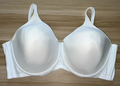 Leading Lady Brigitte Full Coverage Padded Underwire T-Shirt Bra 54F White NEW - Image 1 of 4
