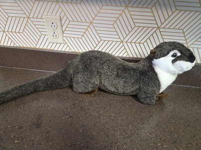 Hansa Creation Handcrafted River Otter, Realistic Animal Stuffed Plush Toy - image 1 of 4