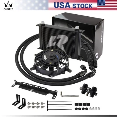 AN10 25 Row Oil Cooler Kit For BMW E82 135i E36 M3-Euro E46 M3 E90 E92 E93 335i Foto 1 de 4