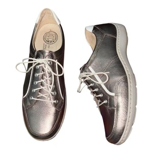 Waldläufer Gr. 9 Jasmin Metallic Leder Sneaker Europa - Bild 1 von 10