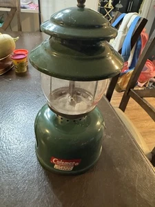 Vintage 9/66 Coleman Laterne LP Gas Modell 5120 rundes Glas *SCHNELLER VERSAND* - Bild 1 von 18