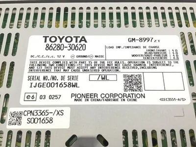 Used OEM Lexus IS250 IS350 86280-30620 Mark Levinson Audio Amplifier Tested - Bild 1 von 4