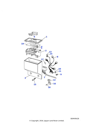 Land Rover Genuine Switch Spare Part For Discovery 1 Range Rover '92-'94 PRC6031 - Image 1 of 4