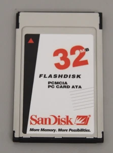 Neu Open Box Original 32MB SanDisk SDP3A-32-101-00 FlashDisk PCMCIA PC Karte ATA - Bild 1 von 3