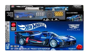 Mattel Brick Shop Hot Wheels Cadillac Project GTP Hypercar 236 Pieces In Stock - Picture 1 of 7