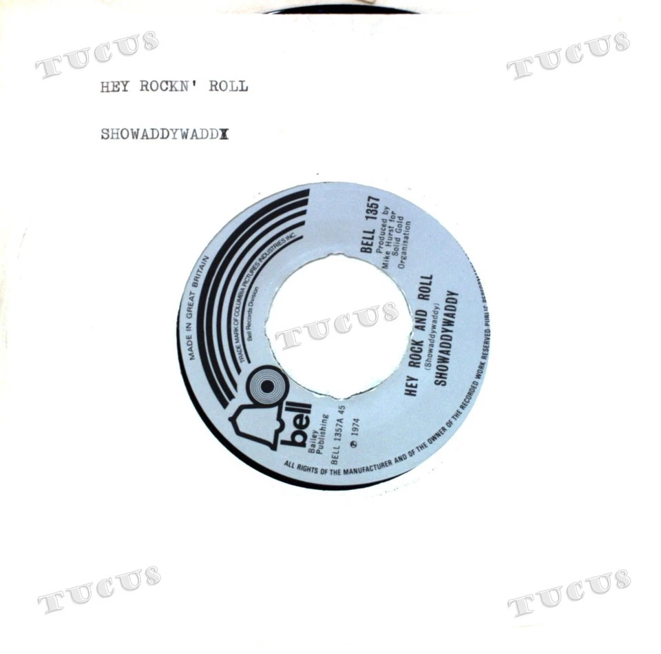 Showaddywaddy - Hey Rock And Roll 7" (VG) .* - Image 1 of 1
