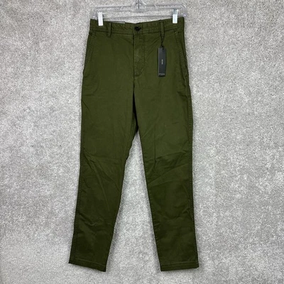 NWT Banana Republic High Rise Authentic Chino Twill Straight Pant Olive Green 0 - Image 1 of 4
