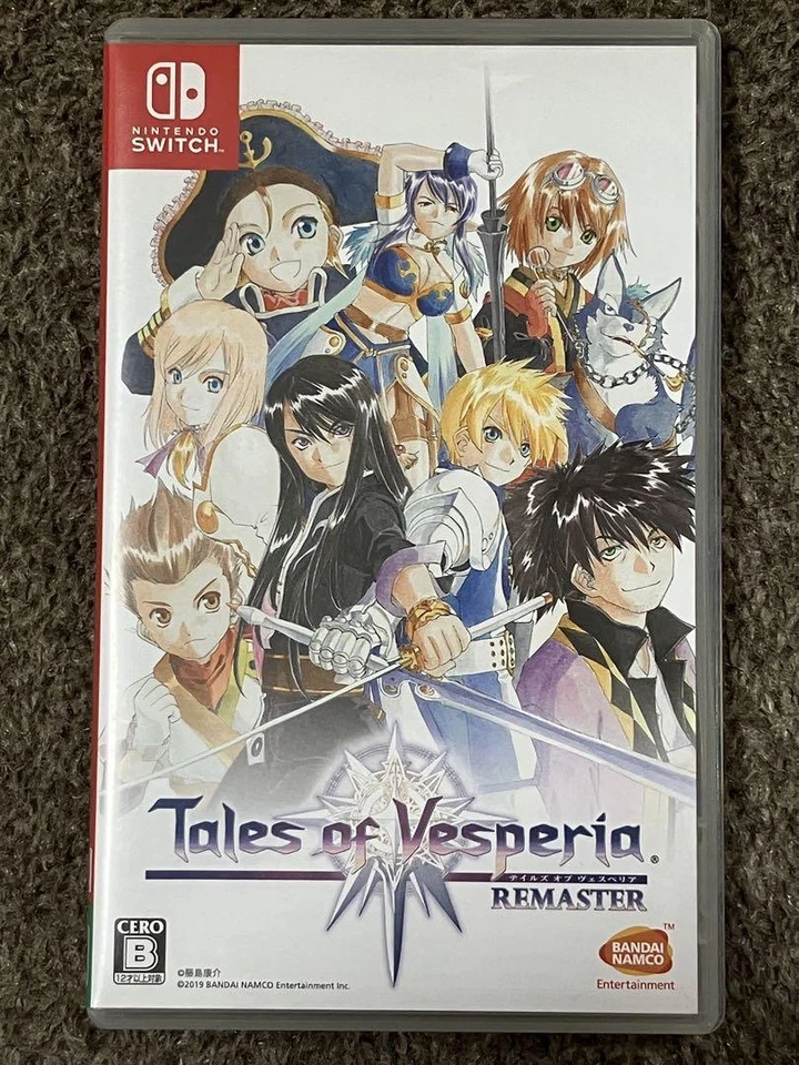 Tales of Vesperia Definitive Edition Nintendo Switch Bandai Namco with Case JP 3 - Image 1 of 3