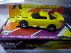 Rare R 6 Sealed Auto World Yellow Corvette C5R Xtraction HO Slot Car AFX in box - Picture 1 of 6