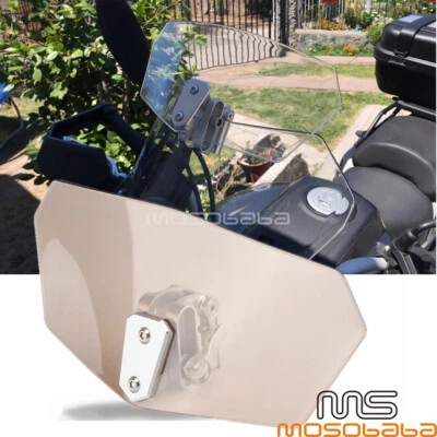 Universal Clip-on Adjustable Windshield Windscreen Extension Deflector For Honda — 第 1/4 张图片