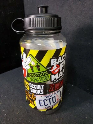 Ghostbusters 17 oz Single Walled, Transparent Water Bottle BPA free New York  - Image 1 of 4