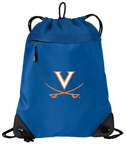 UVA Drawstring Backpack Bag MESH MICROFIBER String BAGS Backpack Cover