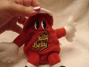 Jelly Belly Raspberry Beanie Plush 1st Crop Jan 2000 Key-chain W Clip 7" Rare   - Picture 1 of 10