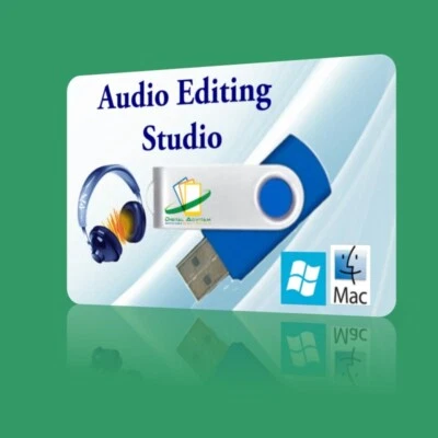 Audacity NEW USB Professional Audio Music Editing Recording Software Windows MAC - Image 1 of 4