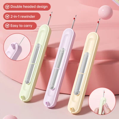 Needle Threader Home Use Multi-Function For The Elderly Hand Sewing Tools 2-in-1 - Image 1 of 4