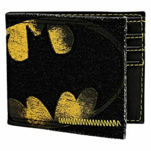 Batman Logo Denim Bi-fold Wallet - Picture 1 of 1