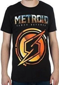 Metroid Samsus Returns Logo Men's T-Shirt - Picture 1 of 1