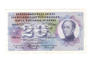 SVIZZERA Banconota 20 Francs 26-10-1961 - Picture 1 of 2