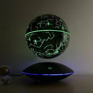 Globo Galleggiante Levitazione Magnetica Levitazione LED Terra Galleggiante Decorazione Luce - Foto 1 di 11