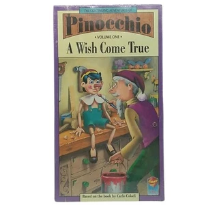 The Continuing Adventures Of Pinocchio VHS 1991 A Wish Come True Volume One - Picture 1 of 2