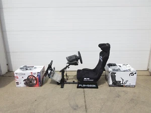 Rare Sony Gran Turismo 5 Driving Sim Setup w/ Playseat & Thrustmaster T500RS - Picture 1 of 14