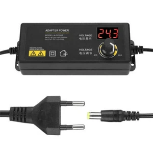 60W 1.7A AC DC Adapter 3-36V verstellbares Netzteil mit LED-Digitalanzeige TD - Bild 1 von 8