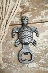 Manual Woodworkers & Weavers Cast Iron Metal Sea Turtle Decorative Bottle Opener - Picture 1 of 1