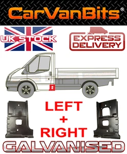 PARA FORD TRANSIT MK6 MK7 FURGONETA DROPSIDE CABINA TRASERA UMBRAL ESQUINA PANEL REPARACIÓN INTERIOR X2 - Imagen 1 de 13