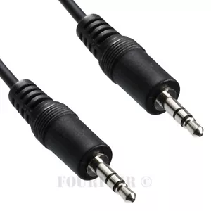 Cavo per cuffie audio stereo 100 piedi 1/8" 3,5 mm maschio a maschio M/M MP3 Aux PC - Foto 1 di 1