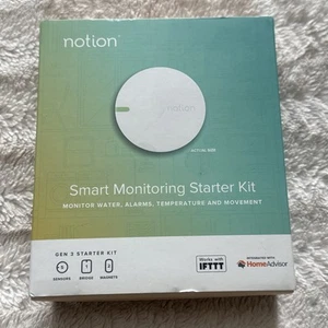 Notion All in One Smart Home Monitoring System FIVE Sensors (5x) Bridge New - Picture 1 of 11
