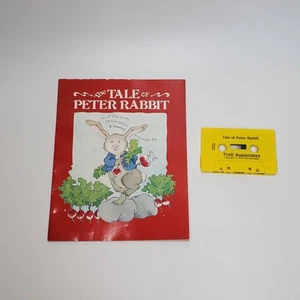 Vintage The Tale Of Peter Rabbit Paperback With Cassette 1979 Troll Associates - Picture 1 of 7