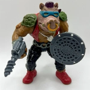 1988 BEBOP Hardhead Figure with Knife TMNT Ninja Turtles vintage - Picture 1 of 5
