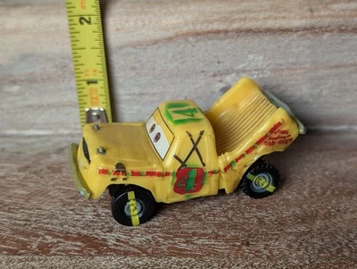 Disney Pixar Cars TACO Thunder Hollow Demolition Derby Plastic Yellow - Image 1 of 4