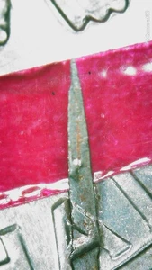 1971 Kennedy Half Dollar Unc, Mint Error ROLLING FOLD RARE Form Of Planchet BURR - Picture 1 of 21