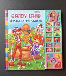 Vintage Candy Land Das große Lutscherabenteuer interaktives Soundbuch - FUNKTIONIERT - Bild 1 von 12