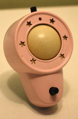 Luz nocturna rosa vintage fases lunares y estrellas - ¡FUNCIONA! Foto 1 de 4