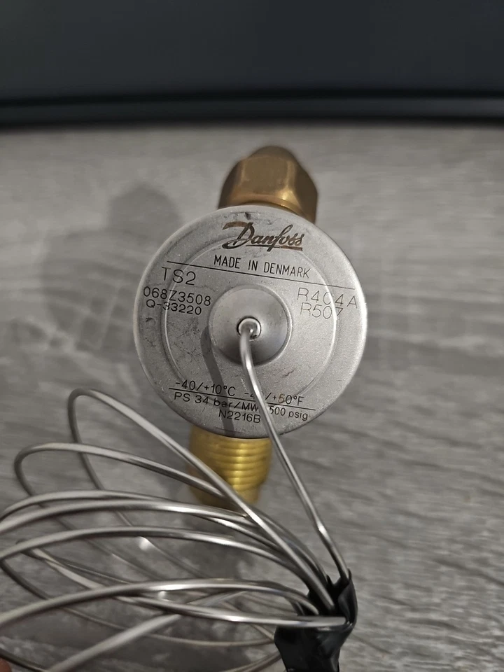 Valvola Danfoss termostatica d'espansione TS2 gas R404A R507 - Immagine 1 di 2