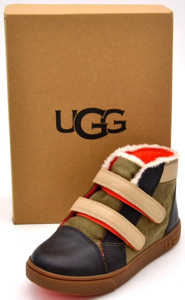 Zapatos UGG Rennon Ii para niños pequeños | Antílope/Semilla de mostaza/Rojo cálido | 1104989T-APM | Foto 1 de 4