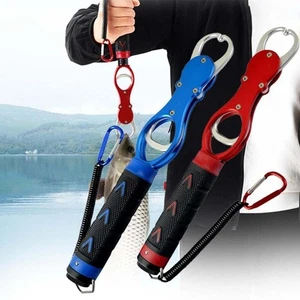 Long Handle Fishing Lip Grip EVA Fishing Beak Grip Fish Controller Camping - Picture 1 of 14
