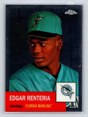 2022 Topps Chrome Platinum Anniversary - Edgar Renteria #407 - Image 1 of 2