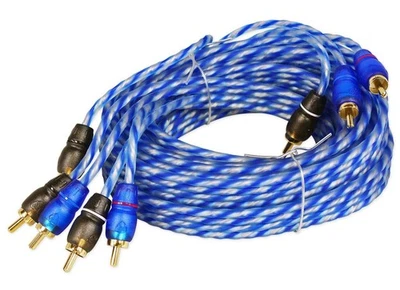 12 Foot Rockville RTR124 RCA Cable High Fidelity Audio 100 Copper Connection - Image 1 of 2
