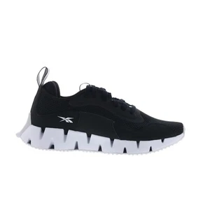Reebok Zig Dynamica CL Womens Black Canvas Lace Up Lifestyle Sneakers Shoes - Picture 1 of 9